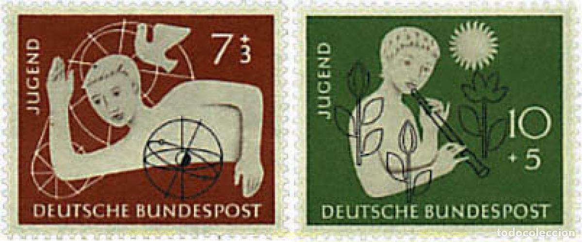 Sellos: 64877 MNH ALEMANIA FEDERAL 1956 POR LA JUVENTUD