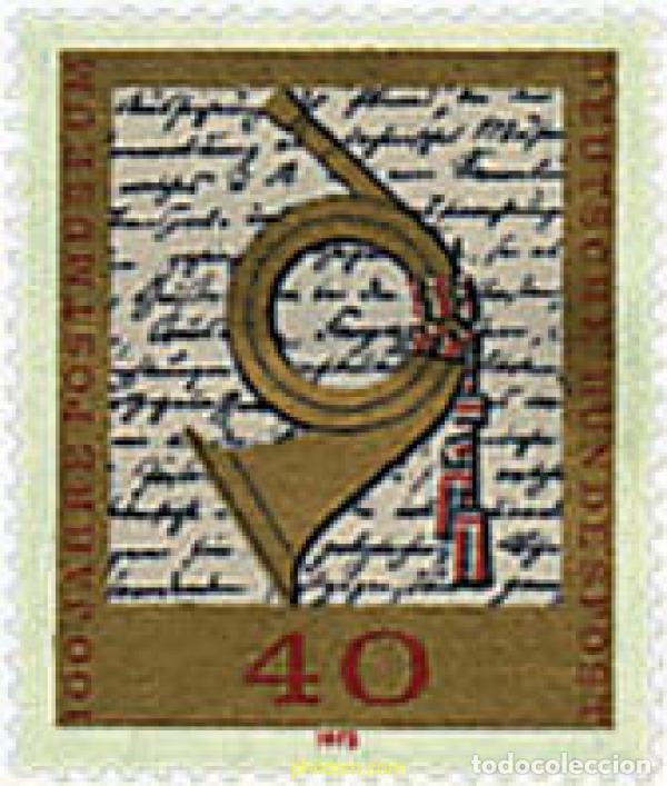 Sellos: 64937 MNH ALEMANIA FEDERAL 1972 CENTENARIO DEL MUSEO POSTAL DE FRANKFURT M.