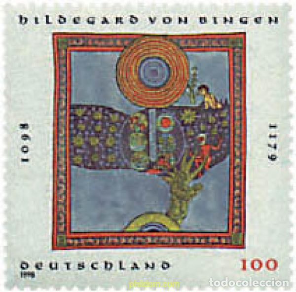 Sellos: 41367 MNH ALEMANIA FEDERAL 1998 900 ANIVERSARIO DEL NACIMIENTO DE SANTA HILDEGARDE DE BINGEN