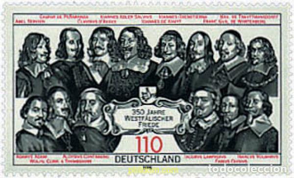 Sellos: 41364 MNH ALEMANIA FEDERAL 1998 350 ANIVERSARIO DE LOS TRATADOS DE WESTPHALIA