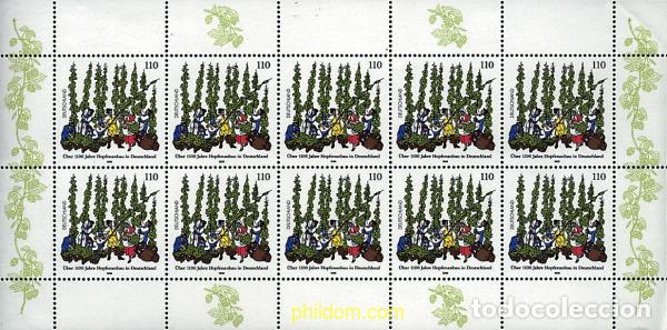 Sellos: 11310 MNH ALEMANIA FEDERAL 1998 LA CULTURA DEL HOUBLON EN ALEMANIA DESPUES DE 1100 A&Ntilde;OS