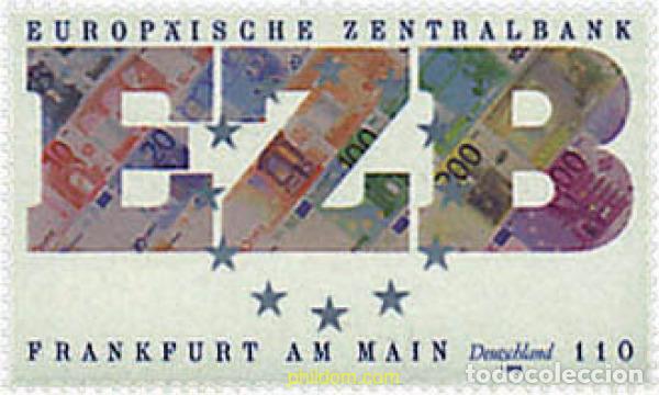 Sellos: 42076 MNH ALEMANIA FEDERAL 1998 CREACION DEL BANCO CENTRAL EUROPEO