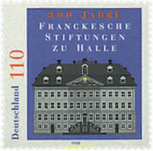 Sellos: 42203 MNH ALEMANIA FEDERAL 1998 300 ANIVERSARIO DE LAS FUNDACIONES FRANCKE EN HALLE