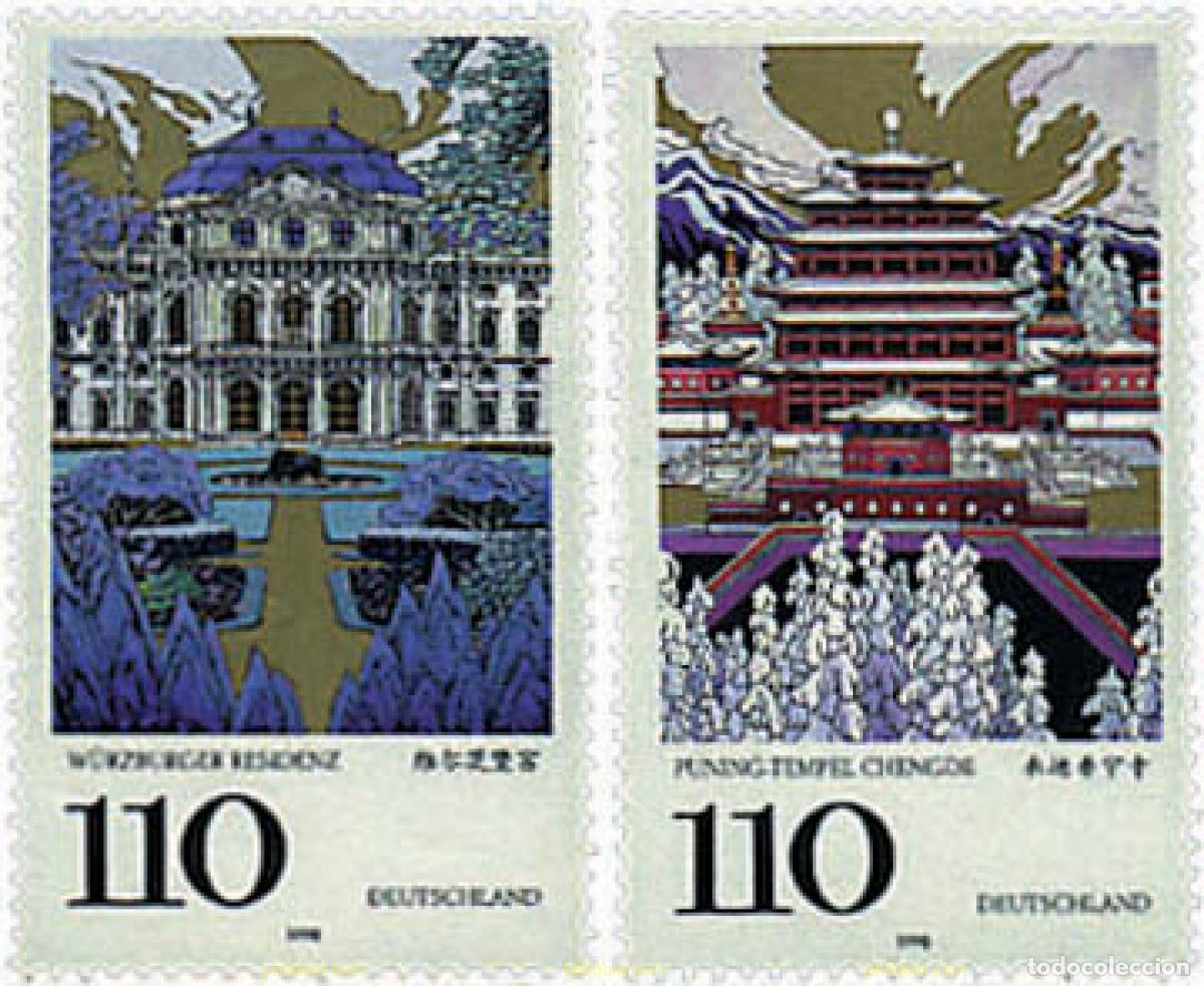 Sellos: 41352 MNH ALEMANIA FEDERAL 1998 PATRIMONIO DE LA HUMANIDAD, UNESCO