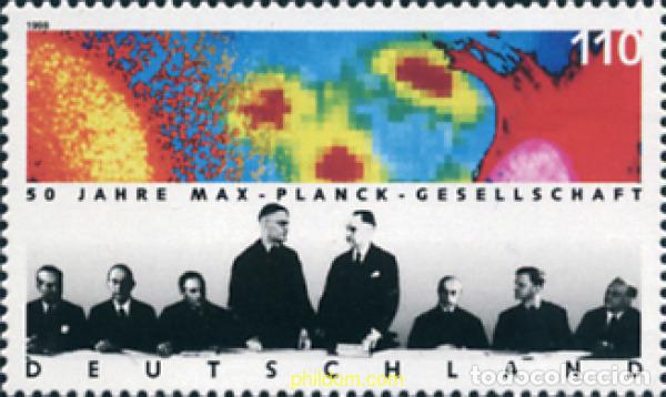 Sellos: 41350 MNH ALEMANIA FEDERAL 1998 50 ANIVERSARIO DE LA SOCIEDAD MAX PLANCK