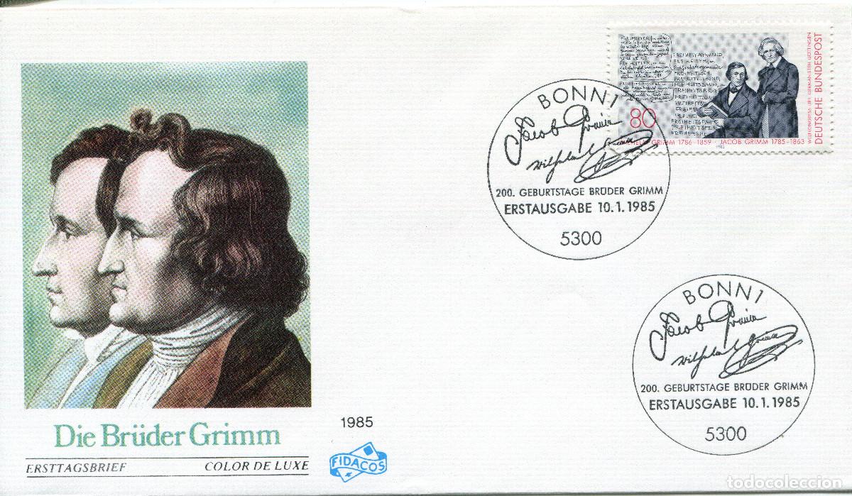 Sellos: ALEMANIA FEDERAL 1985 CARTA FDC MICHEL DE 1236