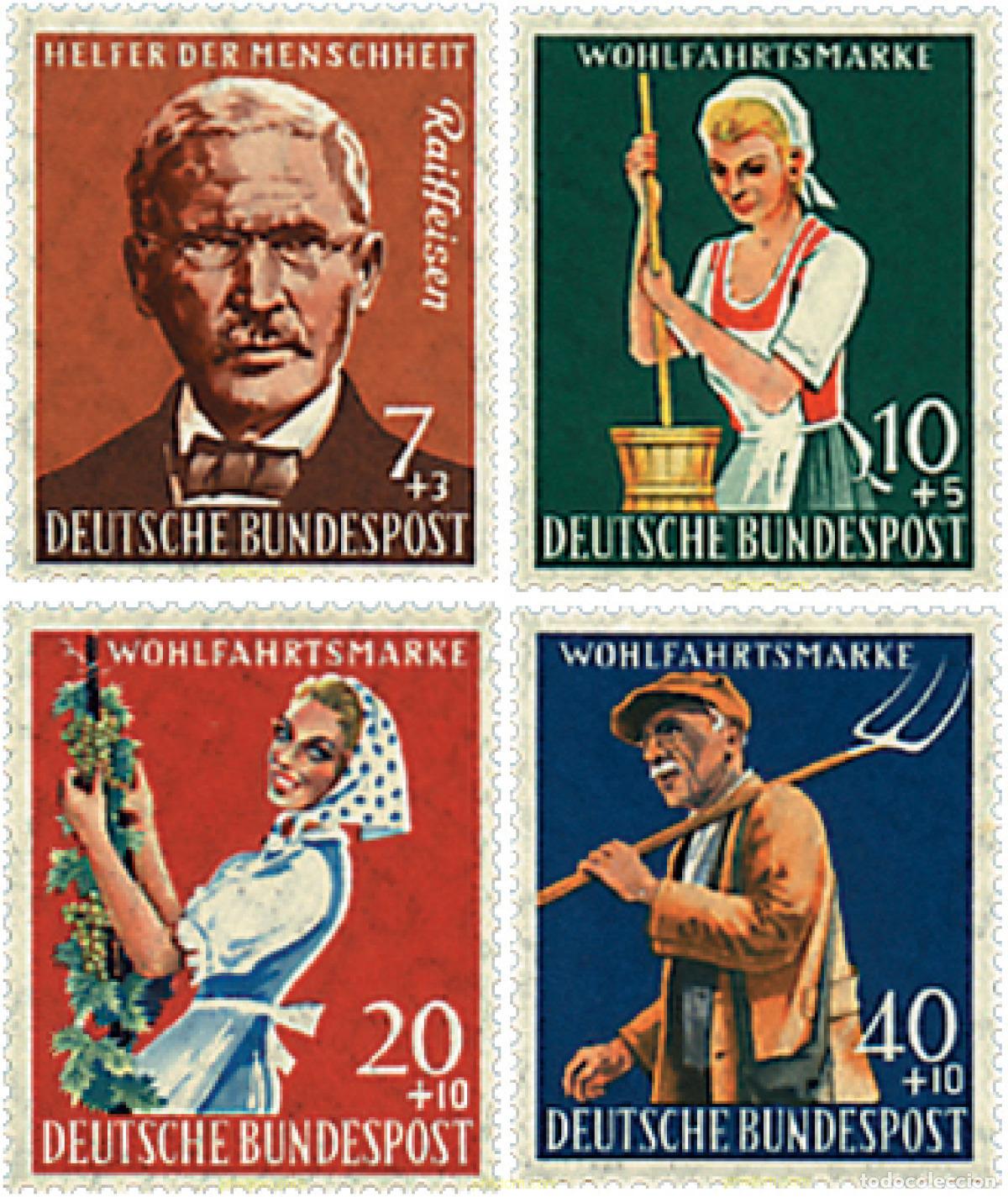 Sellos: 214083 HINGED ALEMANIA FEDERAL 1958 AGRICULTURA