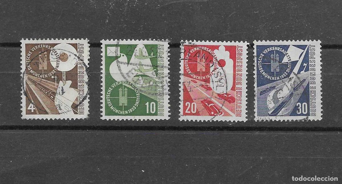 Sellos: Serie completa usada de Alemania de 1953