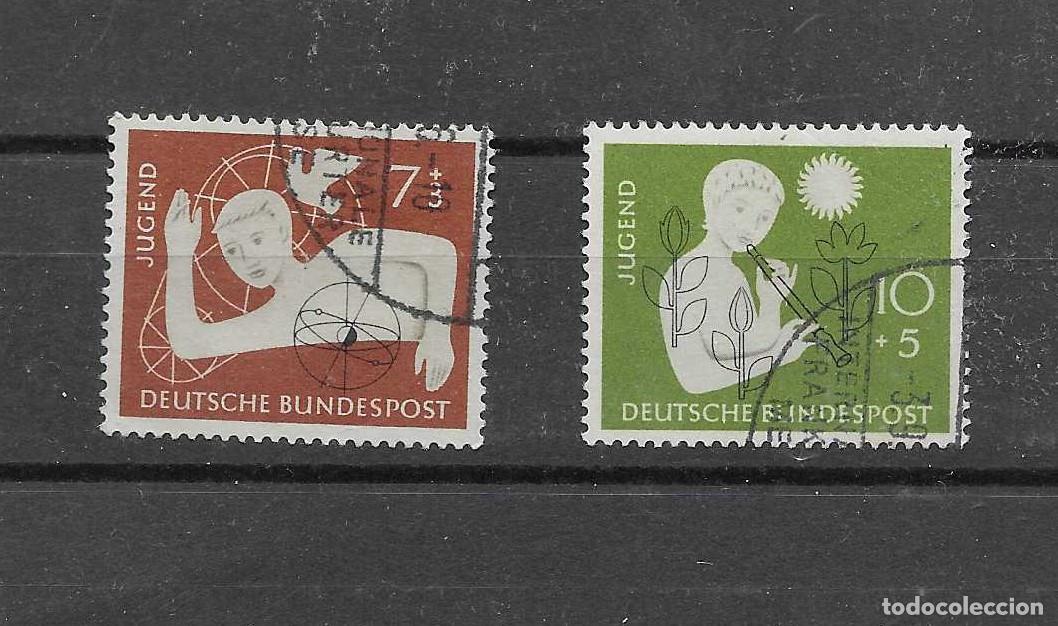 Sellos: Serie completa usada de Alemania de 1956