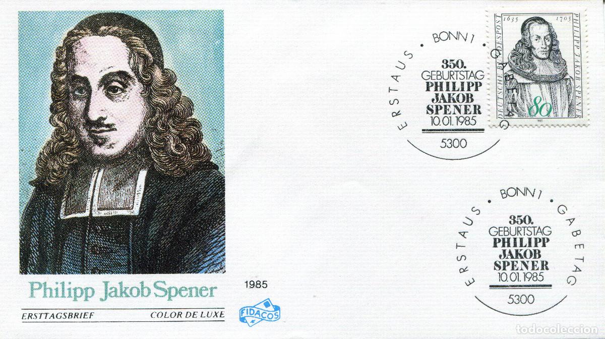 Sellos: ALEMANIA FEDERAL 1985 CARTA FDC MICHEL DE 1235