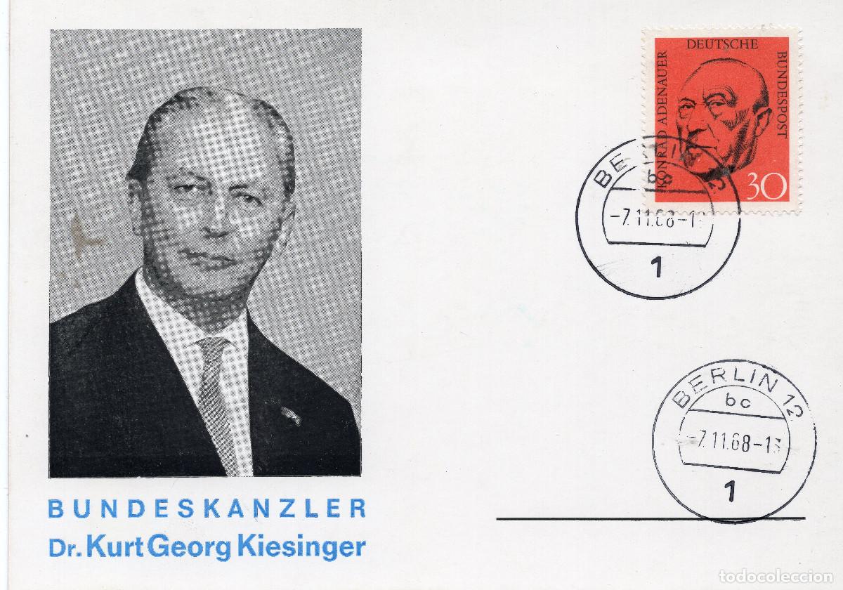 Sellos: ALEMANIA FEDERAL 1968 CARTA MICHEL DE 567