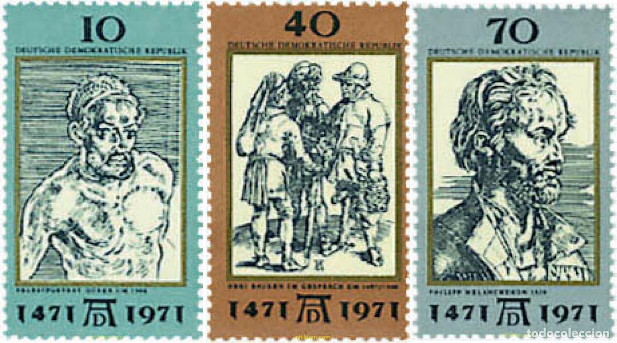 Sellos: 37375 MNH ALEMANIA DEMOCRATICA 1971 5 CENTENARIO DEL NACIMIENTO DE ALBERTO DURERO