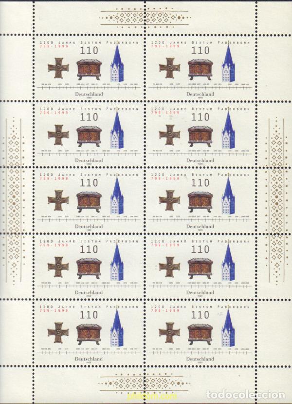Timbres: 10561 MNH ALEMANIA FEDERAL 1999 1200 ANIVERSARIO DEL OBISPADO DE PADERBORN