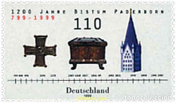 Timbres: 49162 MNH ALEMANIA FEDERAL 1999 1200 ANIVERSARIO DEL OBISPADO DE PADERBORN