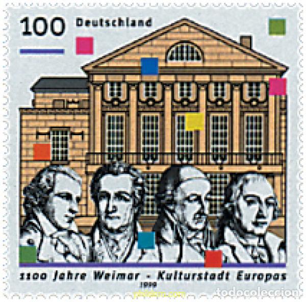 Sellos: 49900 MNH ALEMANIA FEDERAL 1999 1100 ANIVERSARIO DE WEIMAR, CIUDAD CULTURAL 1999