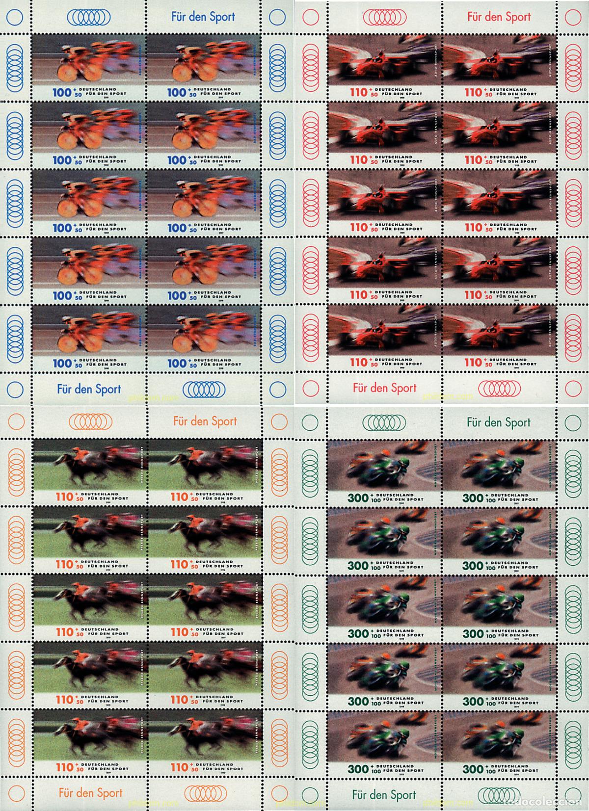 Sellos: 11000 MNH ALEMANIA FEDERAL 1999 PRO DEPORTE