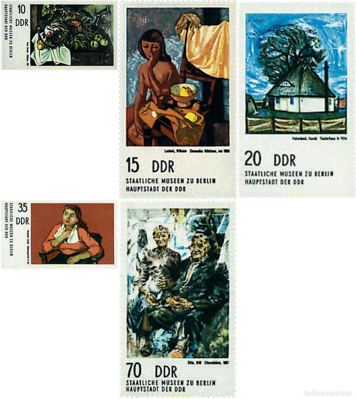 Sellos: 64591 MNH ALEMANIA DEMOCRATICA 1974 PINTURAS DEL MUSEO DE BERLIN