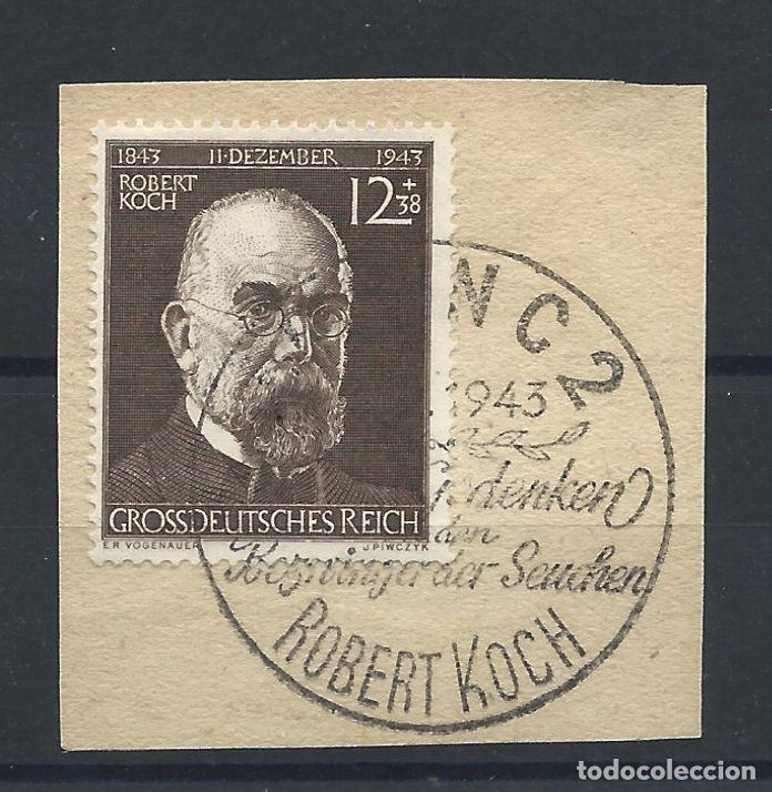 Sellos: Allemagne Empire N&deg;783 Obl (FU) 1960 - Oblit&eacute;ration FDC 1943 - Dr. Robert Koch