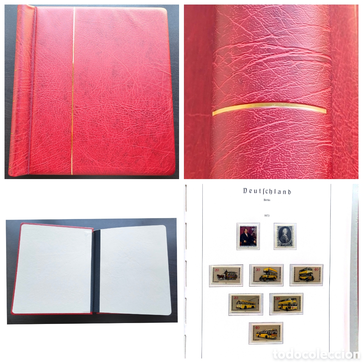 Sellos: Berl&iacute;n. 1973-1990. &Aacute;lbum Leuchtturm completo