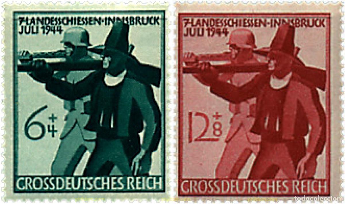Timbres: 64428 MNH ALEMANIA 1944 7 TORNEO DE TIRO EN INNSBRUCK