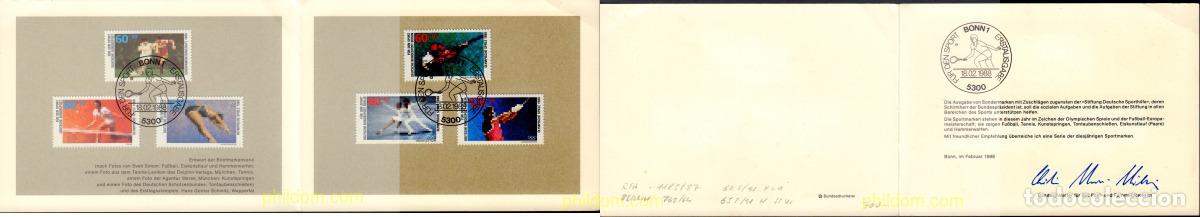 Timbres: 574316 MNH ALEMANIA FEDERAL 1988 PRO DEPORTE