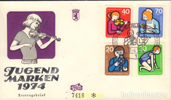 Timbres: 375948 MNH ALEMANIA. Berl&iacute;n 1974 PRO JUVENTUD