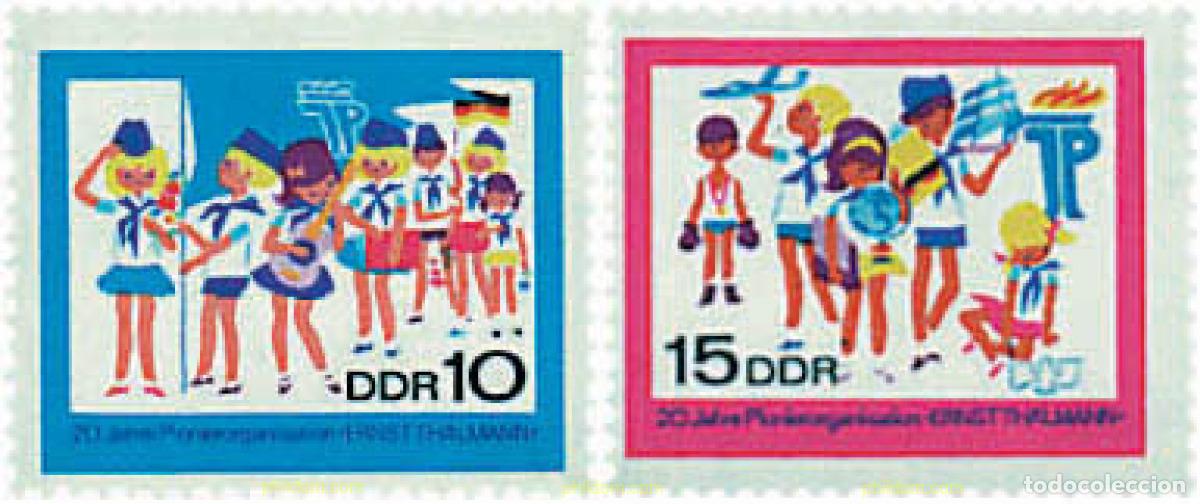 Sellos: 37839 MNH ALEMANIA DEMOCRATICA 1968 20 ANIVERSARIO DE LOS PIONEROS