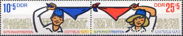 Sellos: 144007 MNH ALEMANIA DEMOCRATICA 1970 6 ENCUENTRO DE LOS PIONEROS