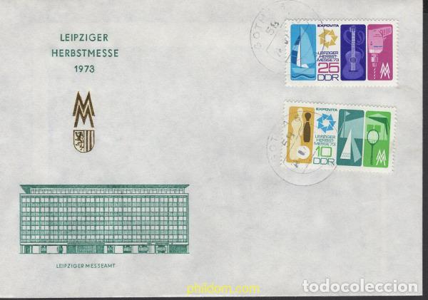 Sellos: 376027 MNH ALEMANIA DEMOCRATICA 1973 FERIA DE OTO&Ntilde;O DE LEIPZIG