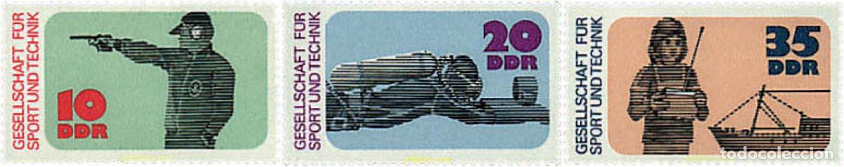 Sellos: 64604 MNH ALEMANIA DEMOCRATICA 1977 25 ANIVERSARIO DE LA ORGANIZACION PARA LA EDUCACION DEPORTIVA Y