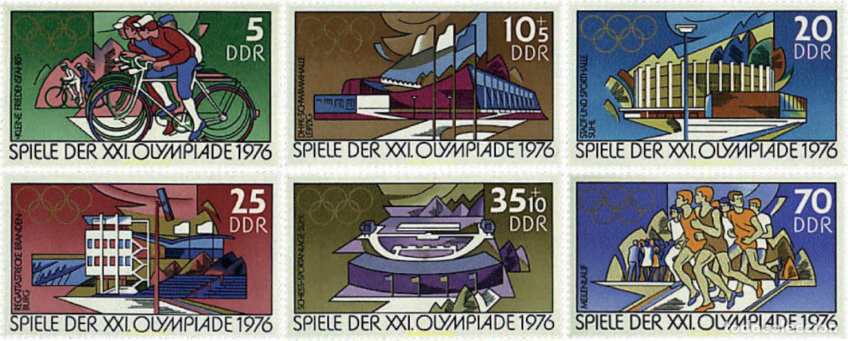 Timbres: 64598 MNH ALEMANIA DEMOCRATICA 1976 21 JUEGOS OLIMPICOS VERANO MONTREAL 1976