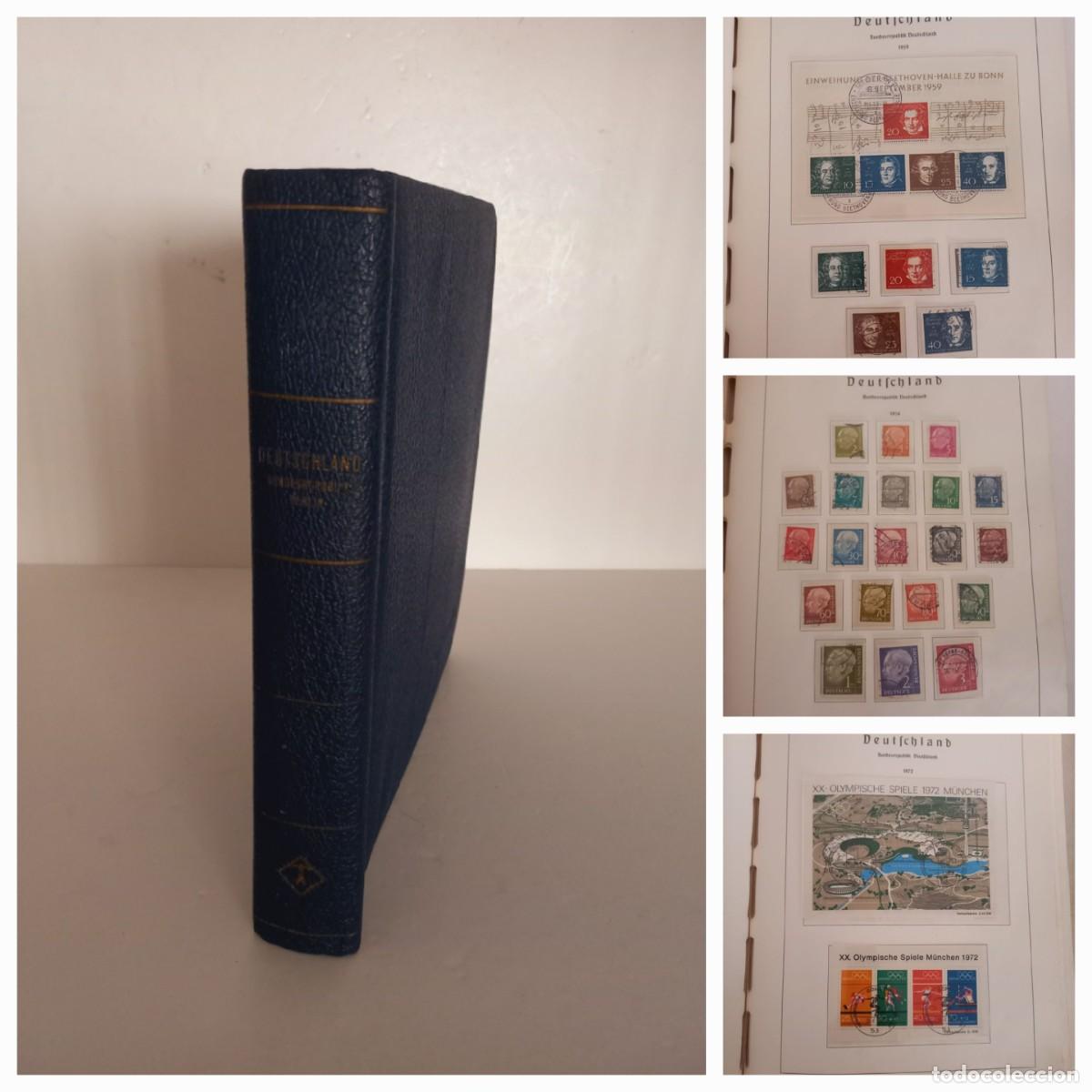 Sellos: EXCEPCIONAL &Aacute;LBUM TODOS LOS SELLOS DE ALEMANIA OCCIDENTAL (DEUTSCHLAND)1955 a 1984 + 950&euro; (YVERT)