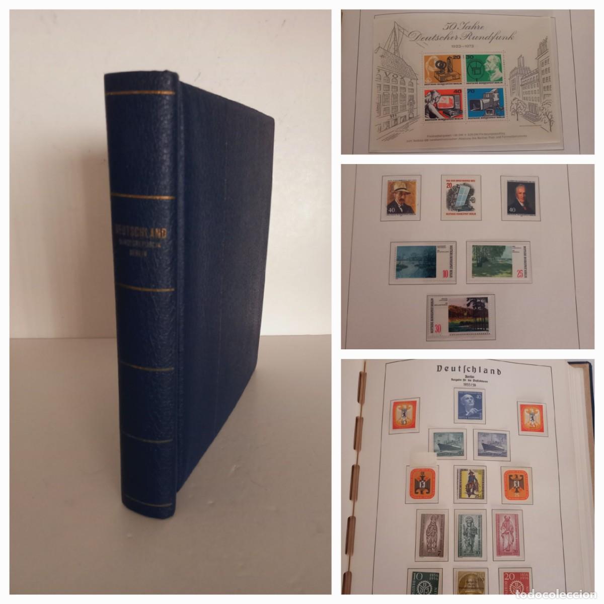 Sellos: EXTRAORDINARIO &Aacute;LBUM TODOS LOS SELLOS BERL&Iacute;N OCCIDENTAL(DEUTSCHLAND) 1954-1990 MNH** + 4000&euro; (YVERT)