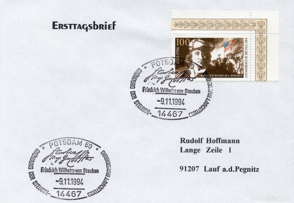 Sellos: ALEMANIA FEDERAL 1994 CARTA MICHEL DE 1766