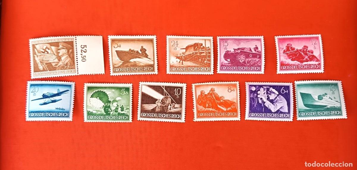 Sellos: SEGUNDA GUERRA MUNDIAL. LOTE DE SELLOS ALEMANES. NUEVOS. TEMA WEHRMACHT. 1944