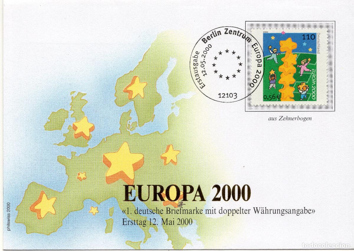 Sellos: ALEMANIA FEDERAL 2000 CARTA FDC MICHEL DE 2113