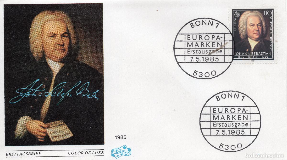 Sellos: ALEMANIA FEDERAL 1985 CARTA FDC MICHEL DE 1249