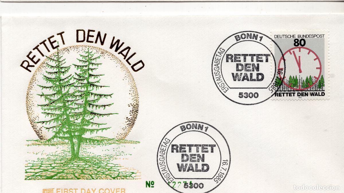 Sellos: ALEMANIA FEDERAL 1985 CARTA FDC MICHEL DE 1253