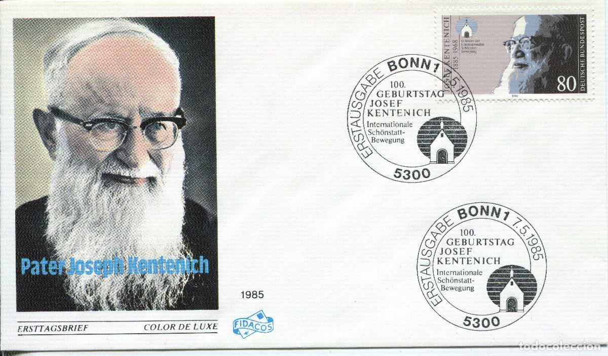 Sellos: ALEMANIA FEDERAL 1985 CARTA FDC MICHEL DE 1252