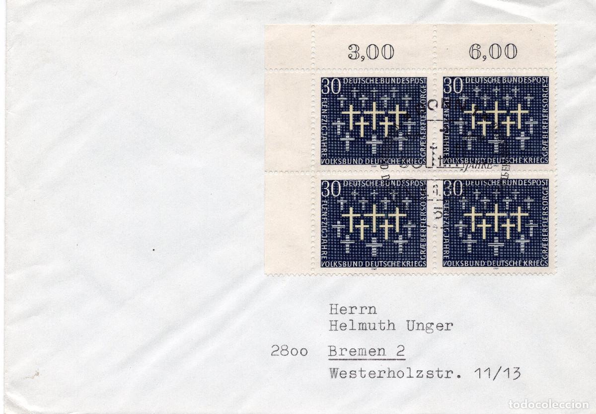 Sellos: ALEMANIA FEDERAL 1969 CARTA FDC MICHEL DE 586