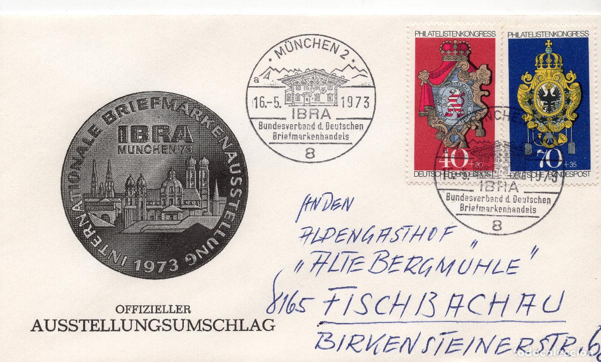 Stamps: ALEMANIA FEDERAL 1973 CARTA MICHEL DE 764-765
