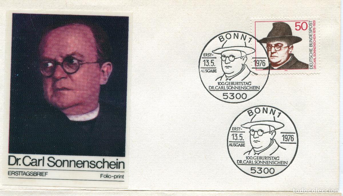 Sellos: ALEMANIA FEDERAL 1976 CARTA FDC MICHEL DE 892