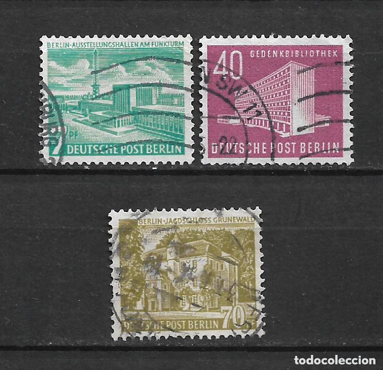Sellos: alemania berlin 1954 michel 121/123 usado 30&euro; - 5/1