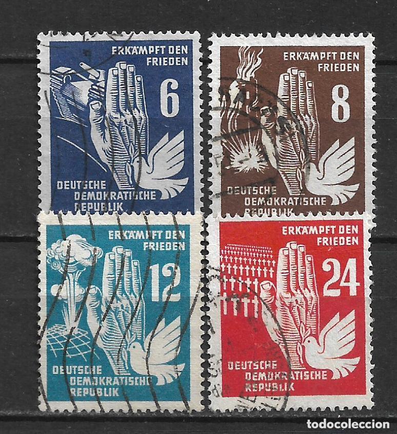 Sellos: alemania ddr 1950 michel 276/279 usado 26&euro; - 1/4