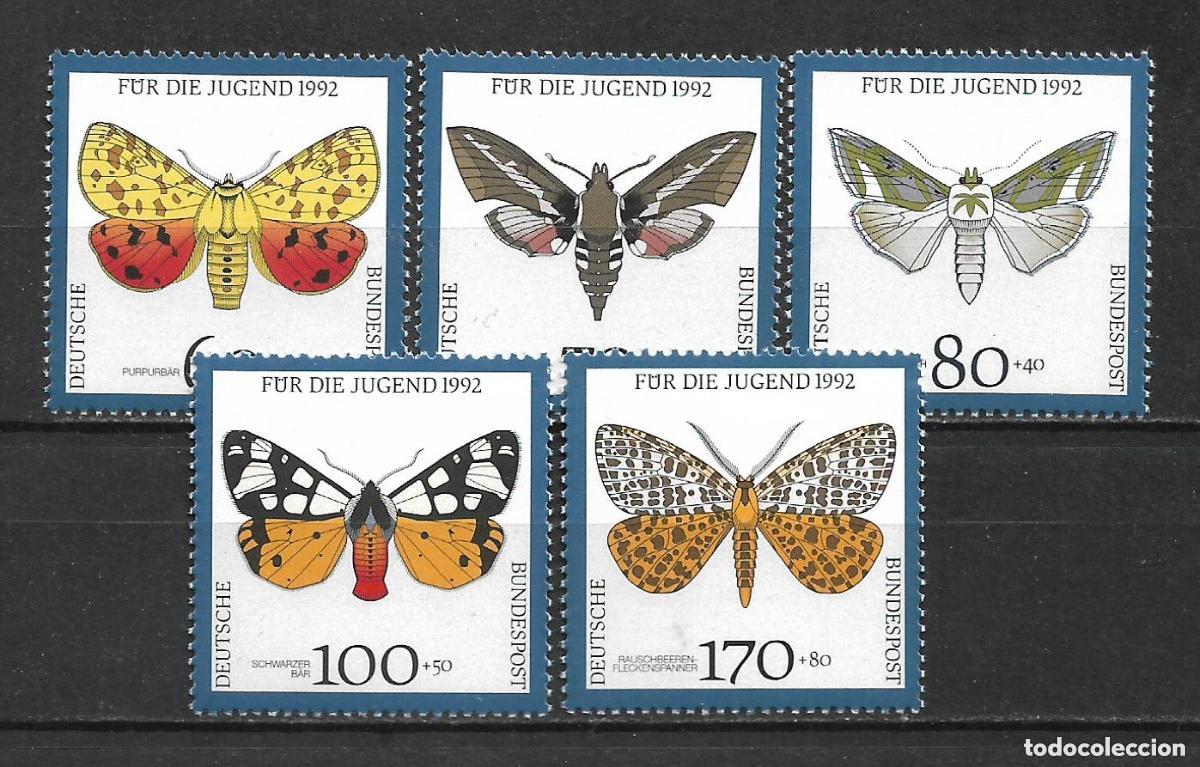 Sellos: alemania 1992 michel 1602/1606 ** mnh 12&euro;- 14/10