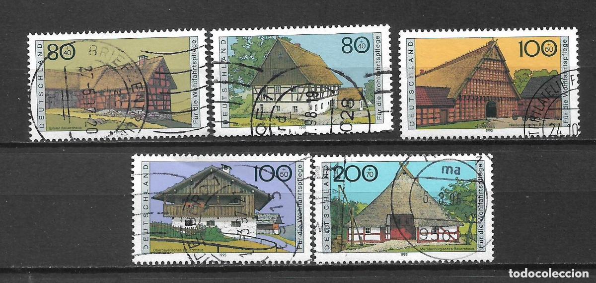 Sellos: alemania 1995 michel 1819/1823 usado 8.50&euro;- 1/50