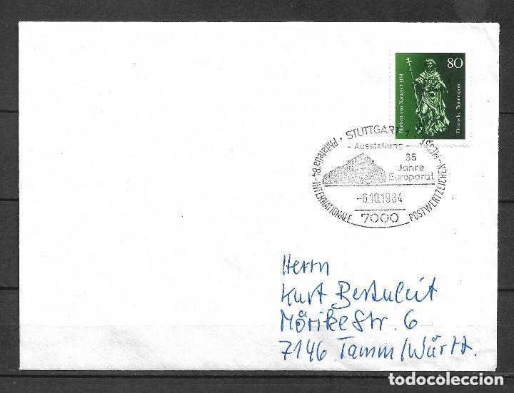 Sellos: alemania 1984 michel 1212 matasello especial - 25-4