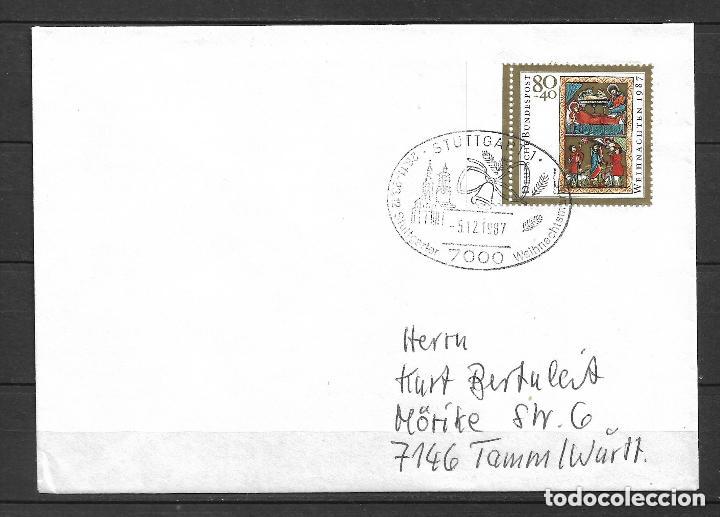 Sellos: alemania 1987 michel 1346 matasello especial navidad - 25-2