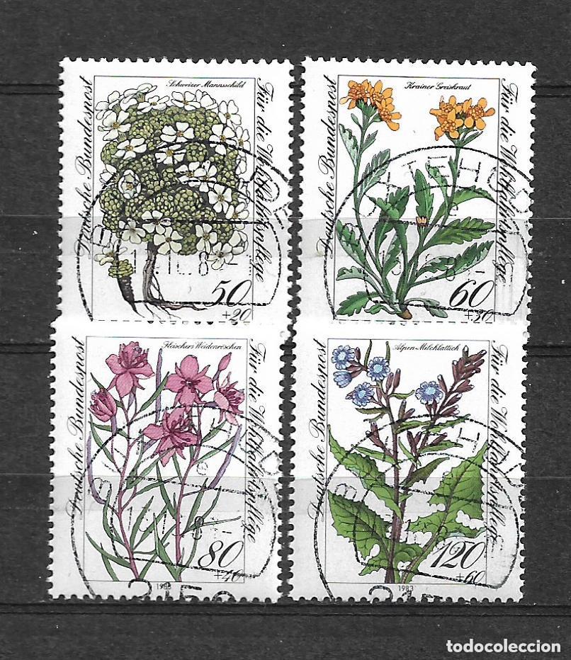 Sellos: alemania 1983 serie completa usado flora 5&euro; - 28/34