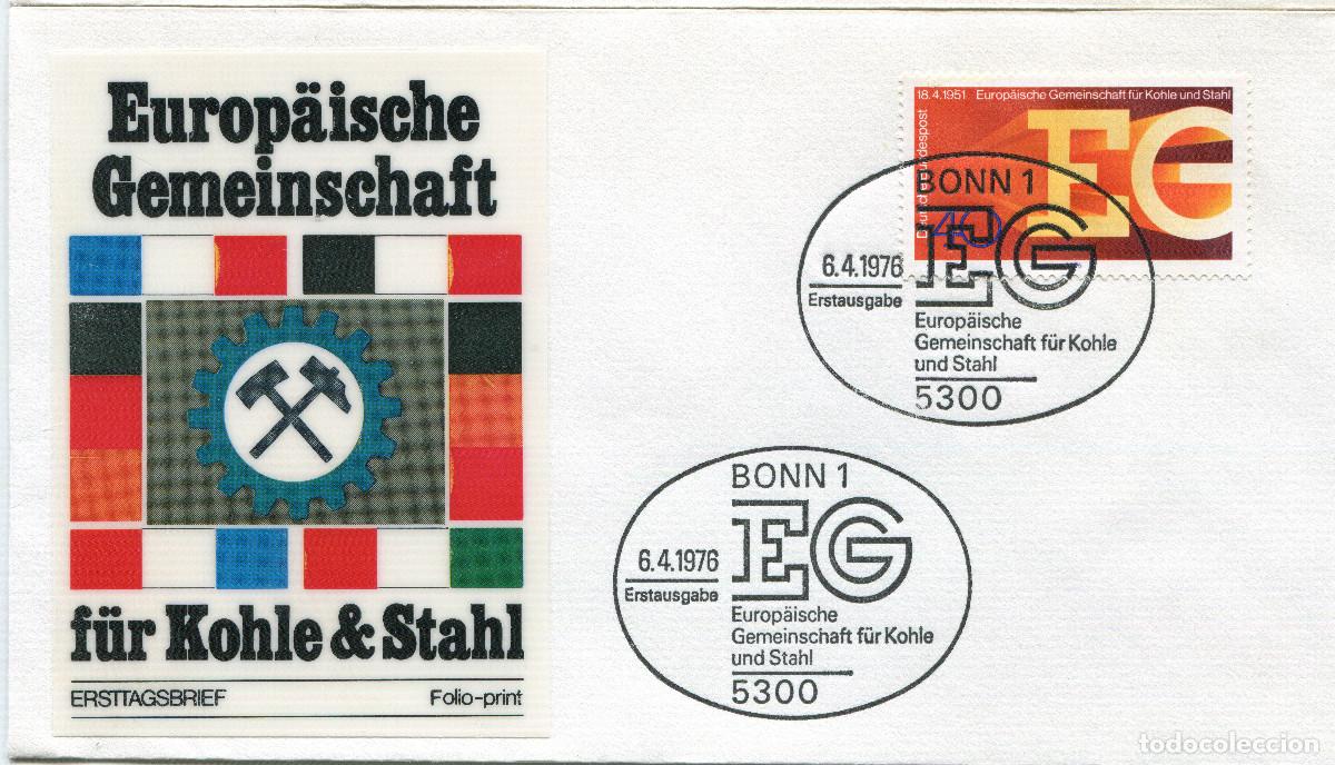 Sellos: ALEMANIA FEDERAL 1976 CARTA FDC MICHEL DE 880